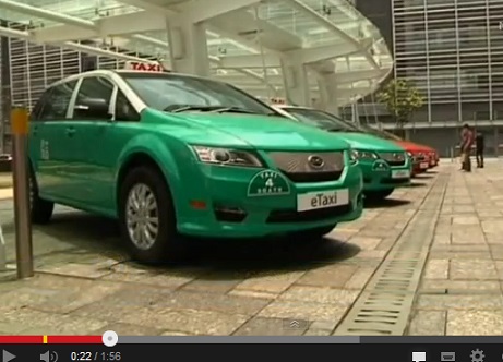 HK not London BYD e6 Taxi launch May 2013