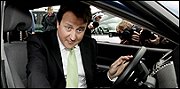 David Cameron in Lexus