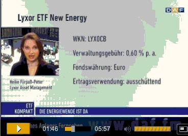 German DAF TV Lyxor New Energy