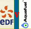 EDF v Aquafuel Logos