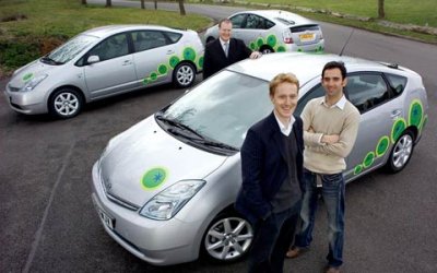 Green Tomato plug-in taxis