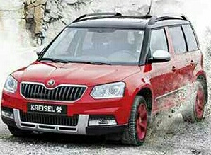 Yeti VW Soda Kreisel Skoda Numberplate 350km_range_claimed