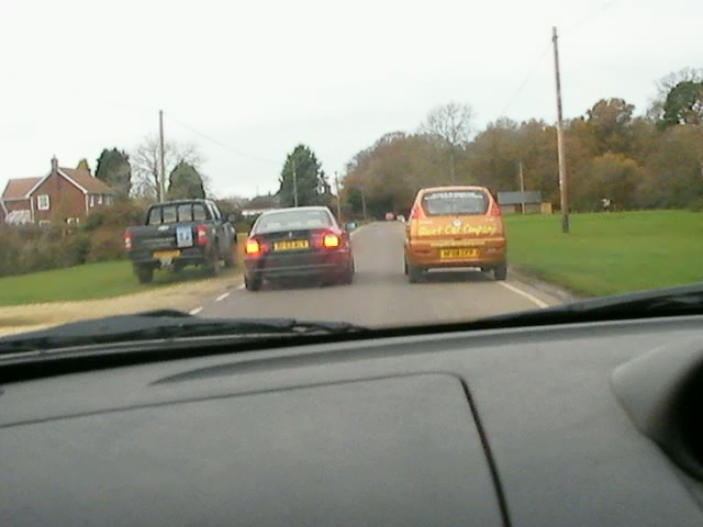 EV Convoy Overtake BMW